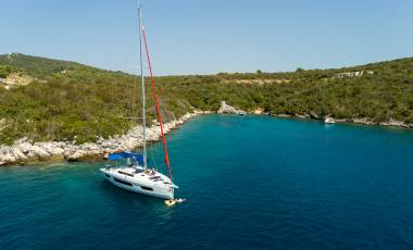 Sunsail Segelyacht in der Bucht