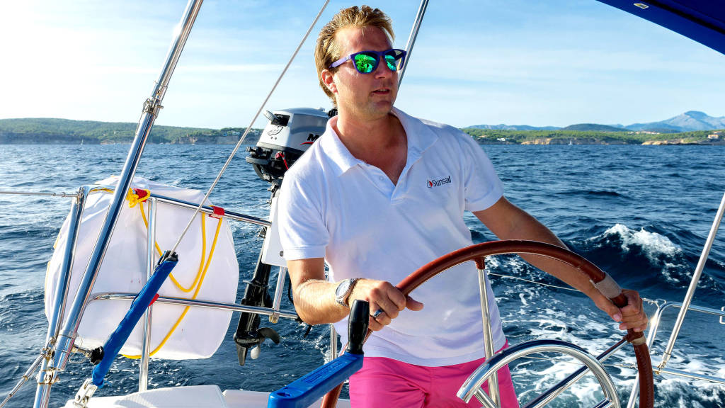 Sunsail skipper in Croatia
